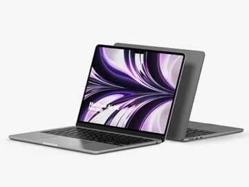 Two MacBook Air M2 Space Gray