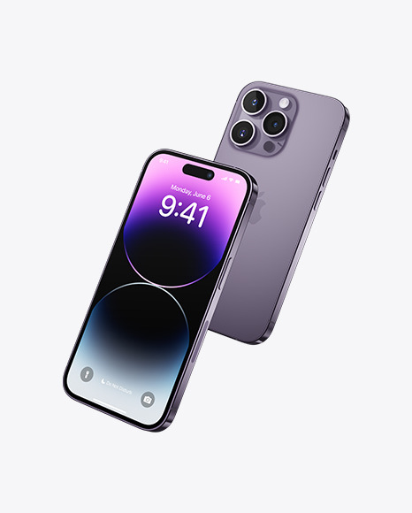 Two iPhone 14 Pro Mockup