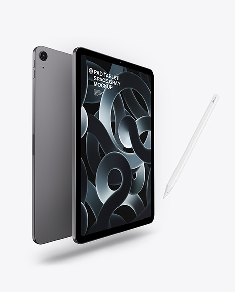 Two iPad Air 5 Space Gray