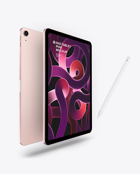 Two iPad Air 5 Pink