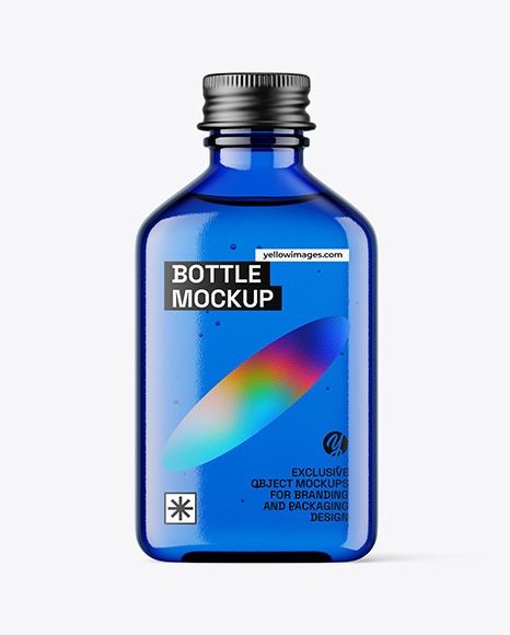 Blue Bottle Mockup