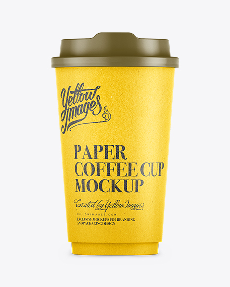 400ml Kraft Paper Cup Mockup