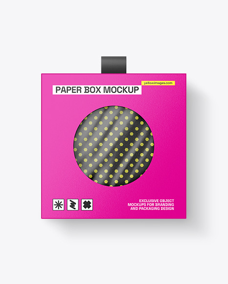 Empty Packaging Box Mockup