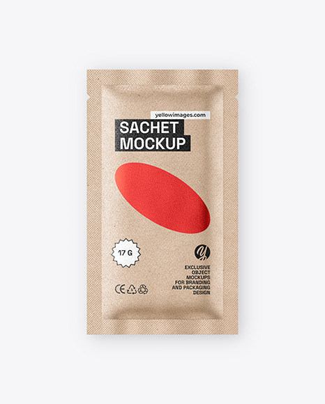 Kraft Sachet Mockup