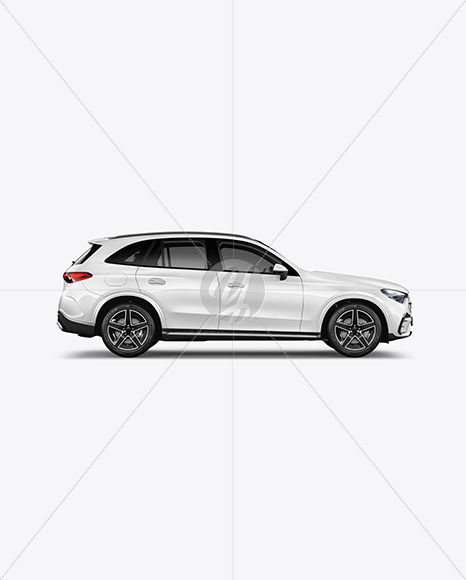 Crossover SUV Mockup - Side View