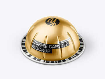 Metallic Coffee Capsule