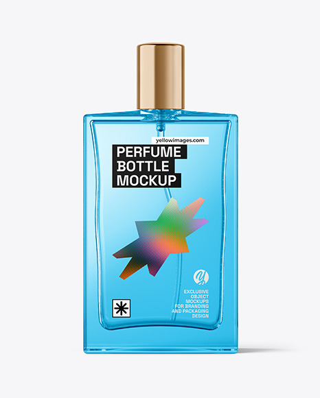 Glass Perfume Bottle Mockup