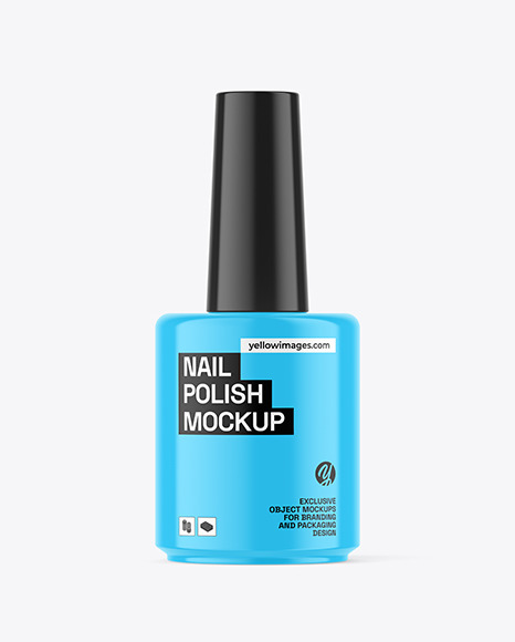 Glossy Nail Polish Mockup