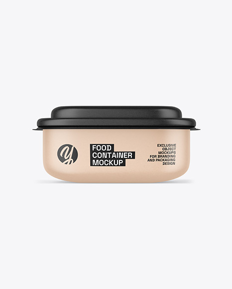 Kraft Paper Food Container Mockup