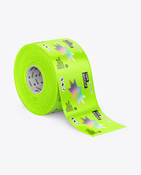 Glossy Duct Tape Mockup