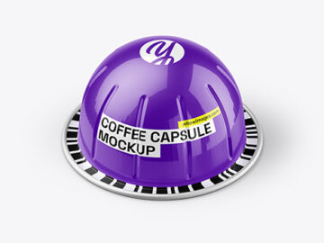 Glossy Coffee Capsule