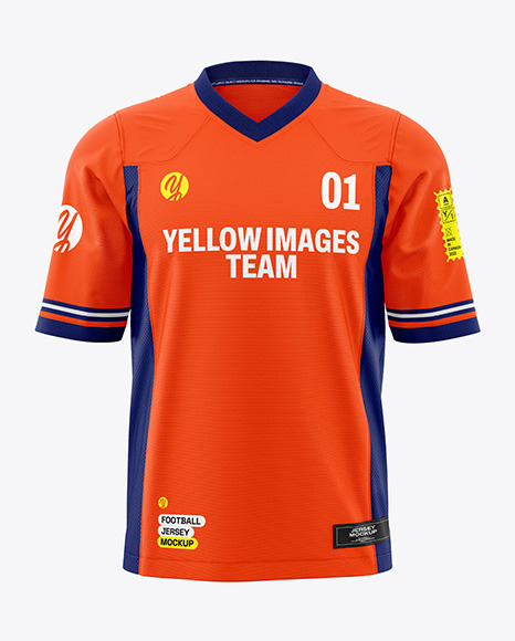 Football Jersey Mockup - Front View