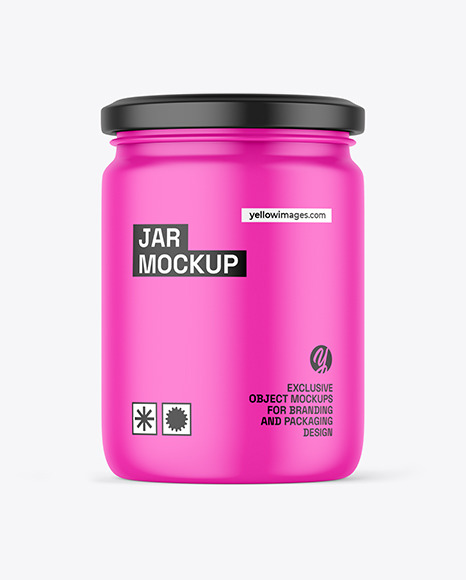 Matte Jar Mockup