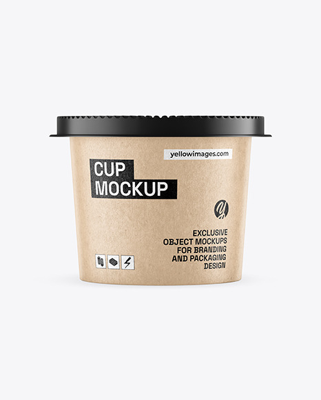 Kraft Cup Mockup