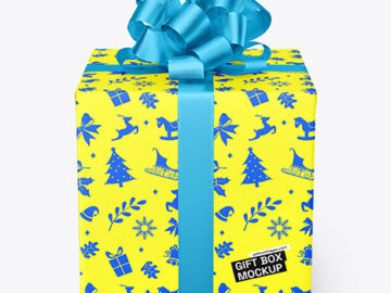 Gift Box Mockup