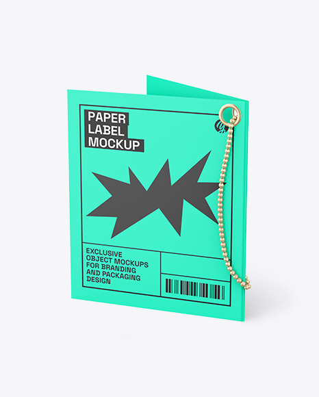 Paper Label Mockup