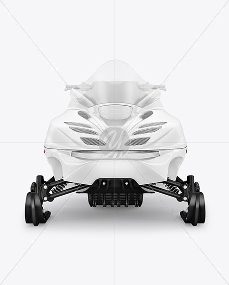 Snowmobile Mockup - Front View