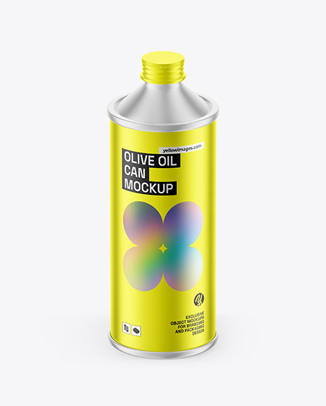 Olive Oli Tin Can Mockup