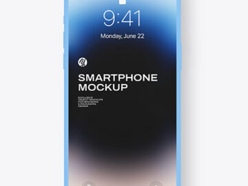 Clay iPhone 14 Pro Max Mockup