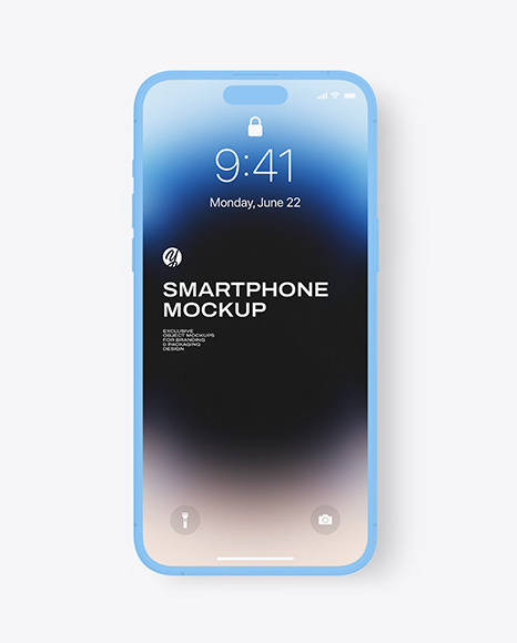 Clay iPhone 14 Pro Max Mockup