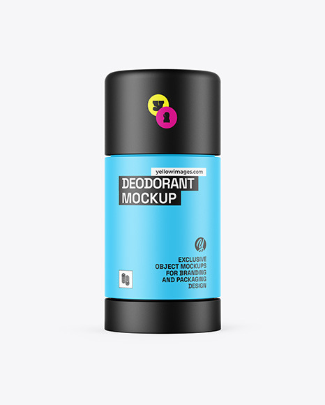 Matte Deodorant Mockup