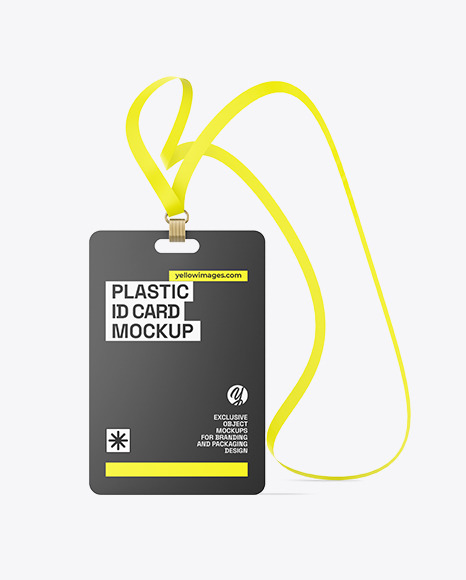 Plastic ID Card Mockup