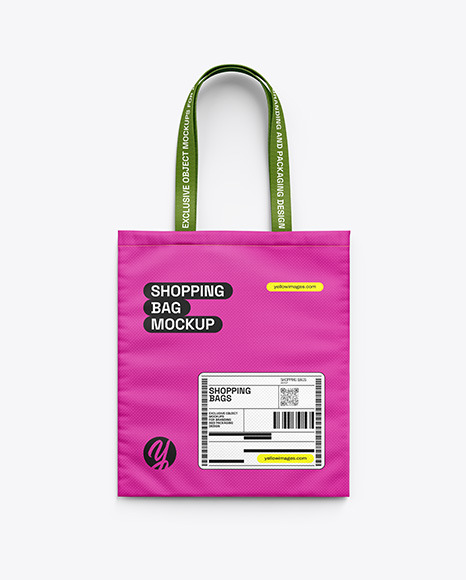 PET Spunbond Nonwoven Fabric Shopper Bag Mockup