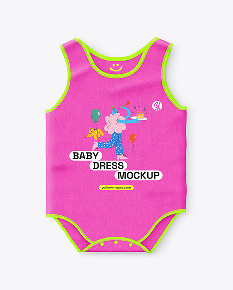 Baby Body Suit Mockup