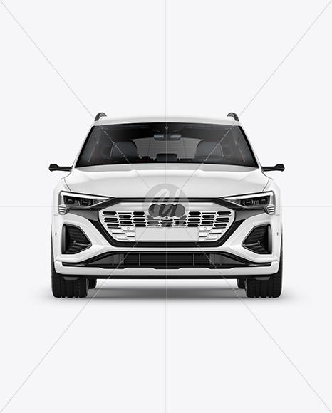 Electric Crossover SUV Mockup - Front View