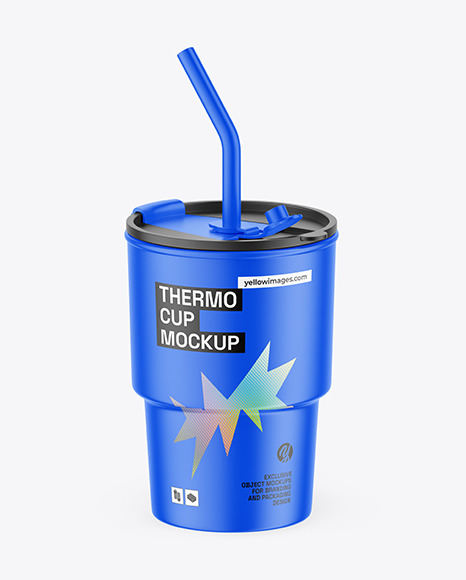 Matte Thermo Cup Mockup