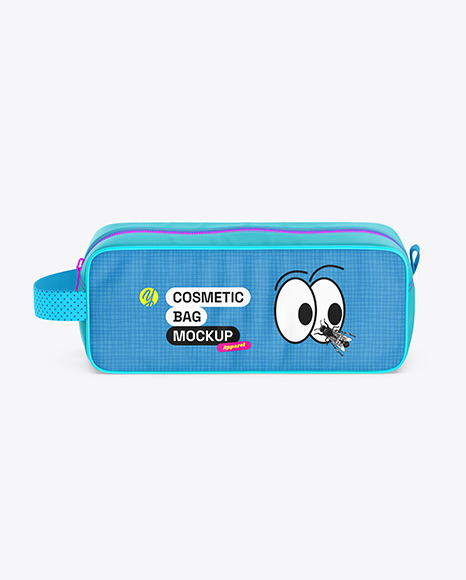 Cosmetic Bag Mockup - Front View