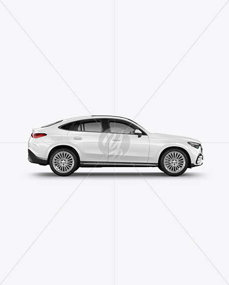 Luxury Coupe Mockup - Side View