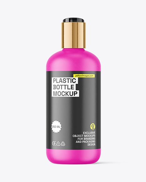 Matte Cosmetic Bottle Mockup