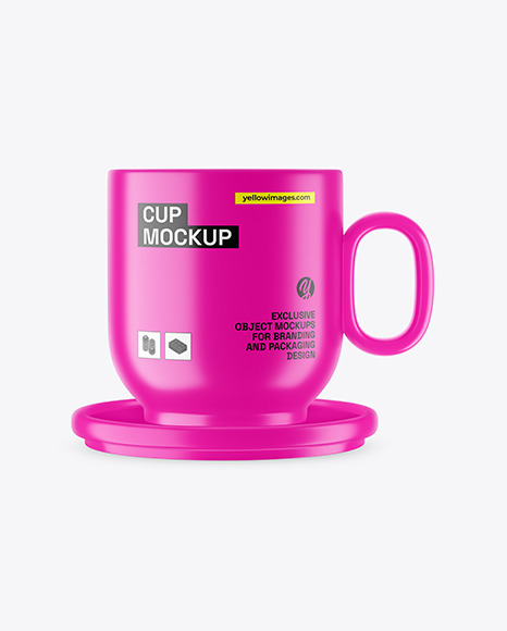 Matte Coffee Cup Mockup