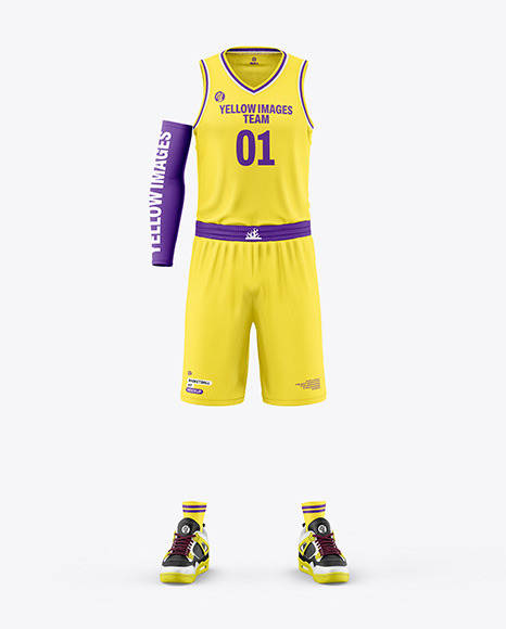 Basketball Kit Mockup - Front View