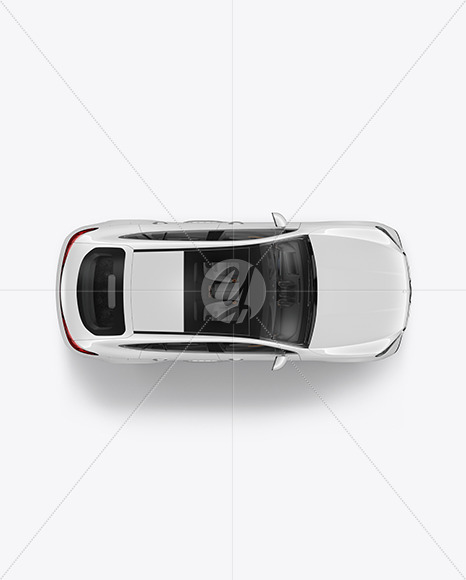 Luxury Coupe Mockup - Top View