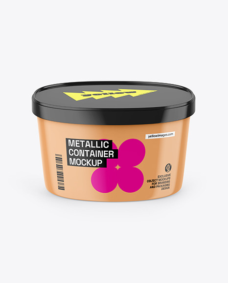Glossy Container Mockup