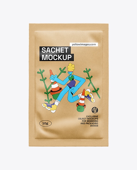 Kraft Sachet Mockup