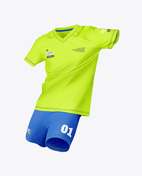 Men’s Soccer Kit Mockup