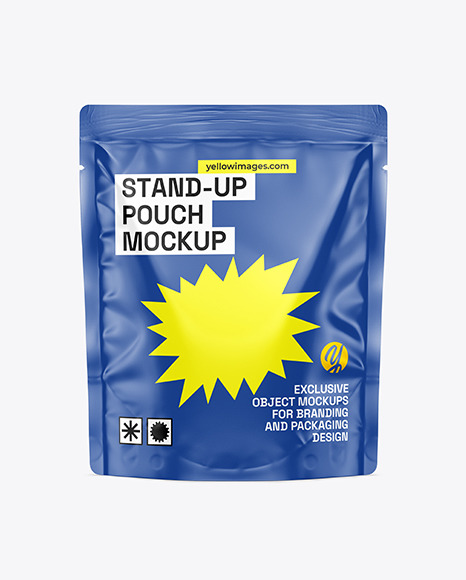 Matte Stand-up Pouch Mockup
