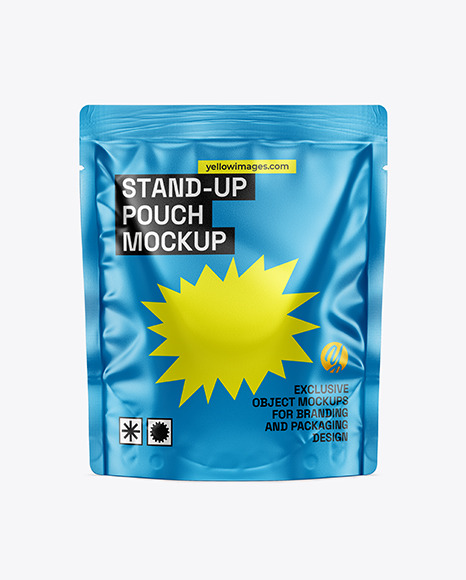 Metallized Stand-up Pouch Mockup