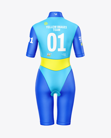 Women's Triathlon Bodysuit Mockup