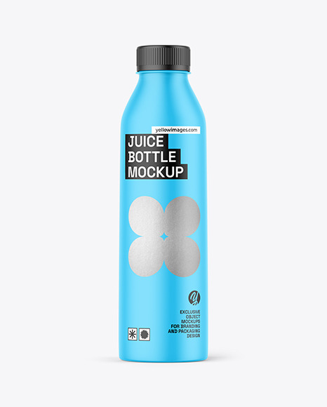 Matte Juice Bottle Mockup