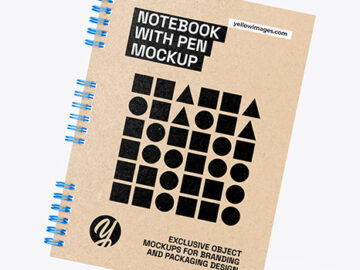 Kraft Notepad Mockup