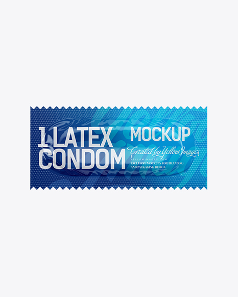 Condom Packaging Mockup