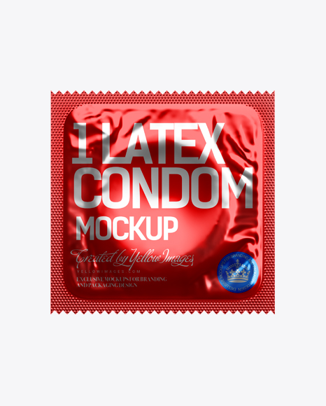 Square Metallic Condom Sachet