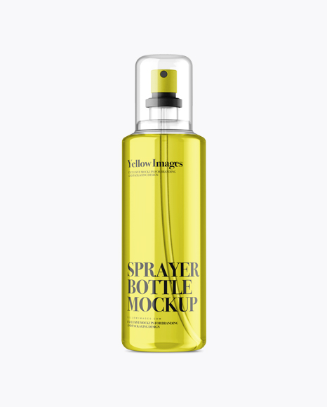 Cosmetic Sprayer Bottle Mockup