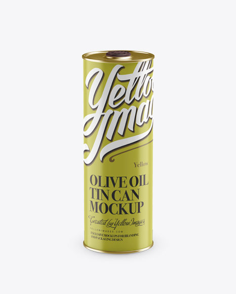Olive Oil Tin Can Mockup
