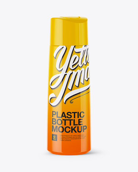 300ml Plastic Bottle Mockup
