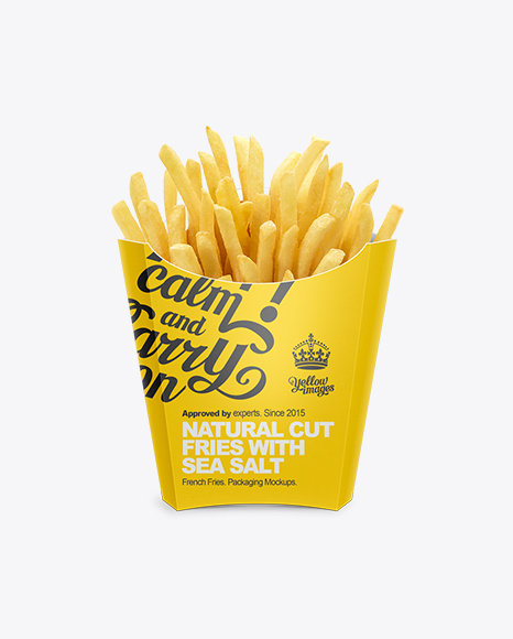 Paper French Fries Box - Medium size